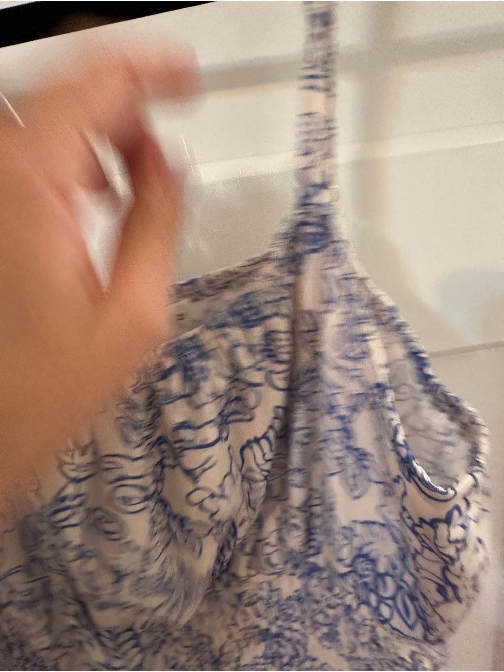 Blue Floral Smocked Waist Sundress - Women - Picture 4 of 4